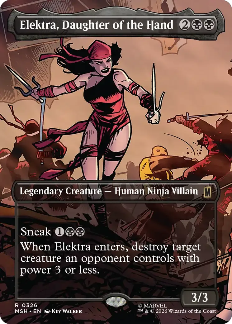 Elektra, Daughter of the Hand — Marvel Super Heroes — Magic: The Gathering
