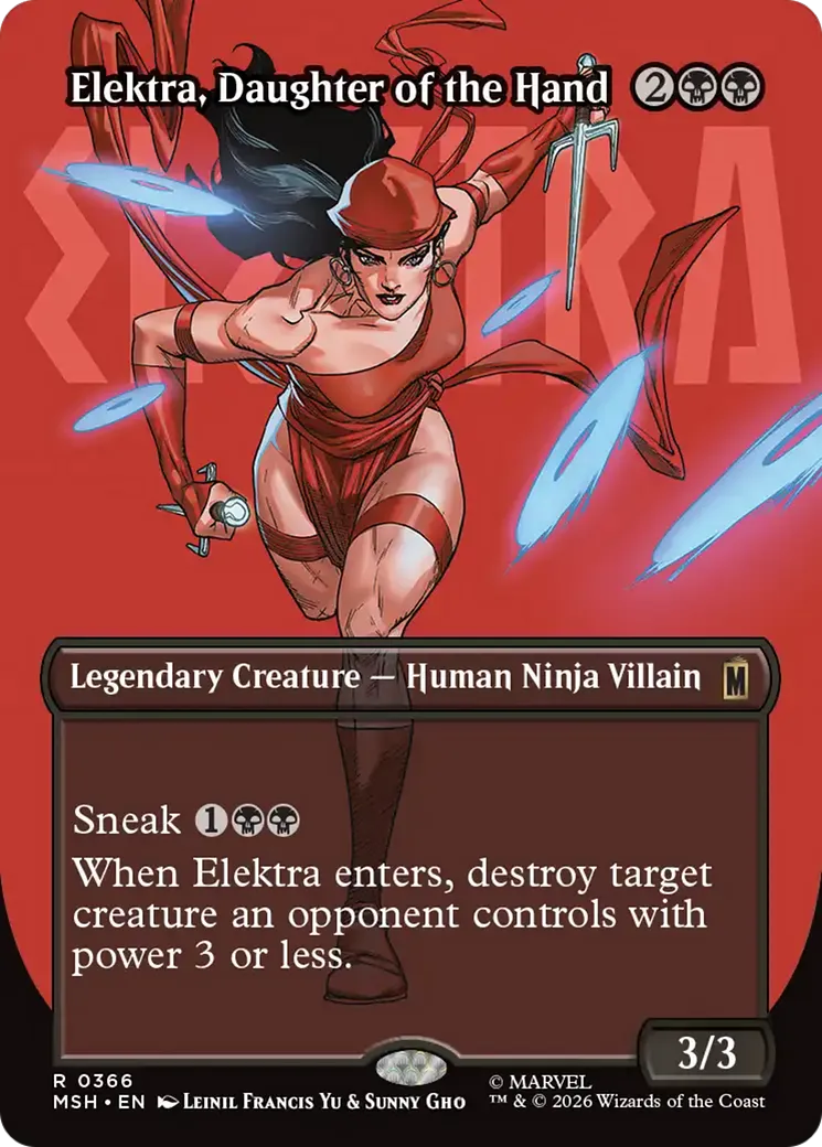 Elektra, Daughter of the Hand — Marvel Super Heroes — Magic: The Gathering
