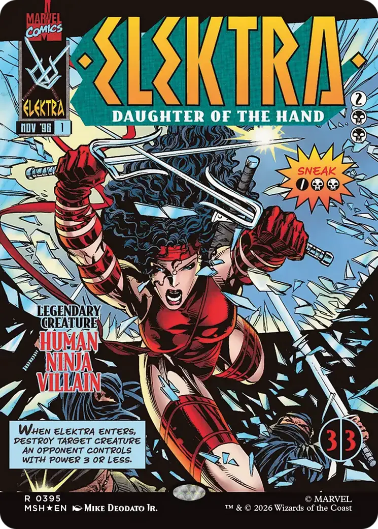 Elektra, fille de la Main — Marvel Super Heroes — Magic: The Gathering