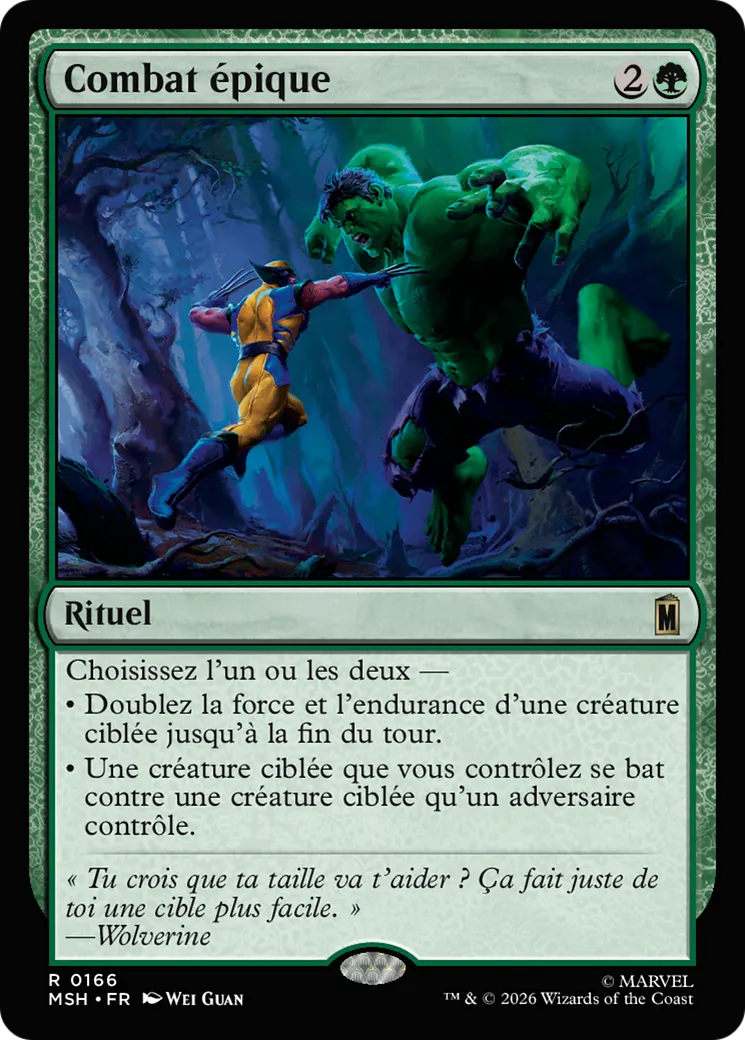 Combat épique — Marvel Super Heroes — Magic: The Gathering