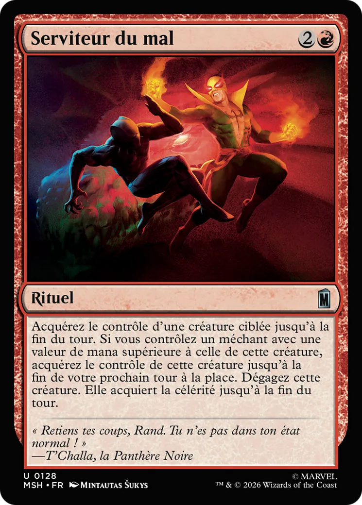 Serviteur du mal — Marvel Super Heroes — Magic: The Gathering