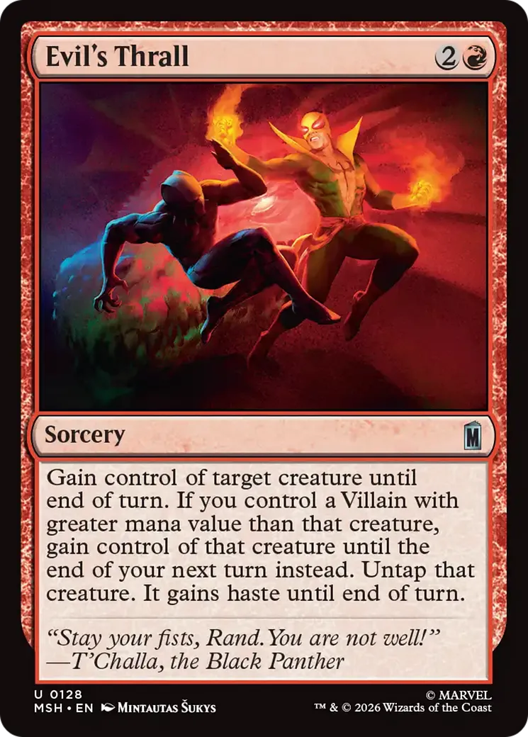 Serviteur du mal — Marvel Super Heroes — Magic: The Gathering
