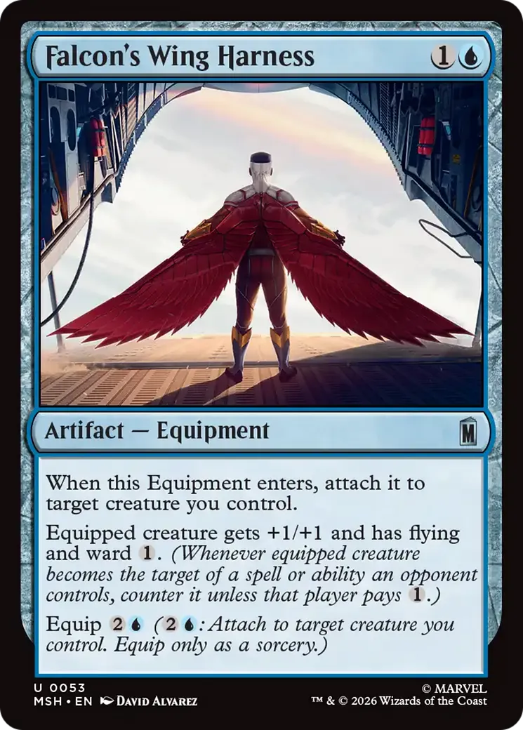 Falcon's Wing Harness — Marvel Super Heroes — Magic: The Gathering