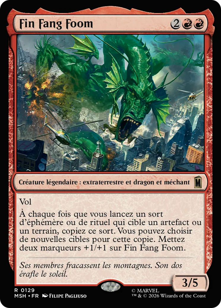 Fin Fang Foom — Marvel Super Heroes — Magic: The Gathering