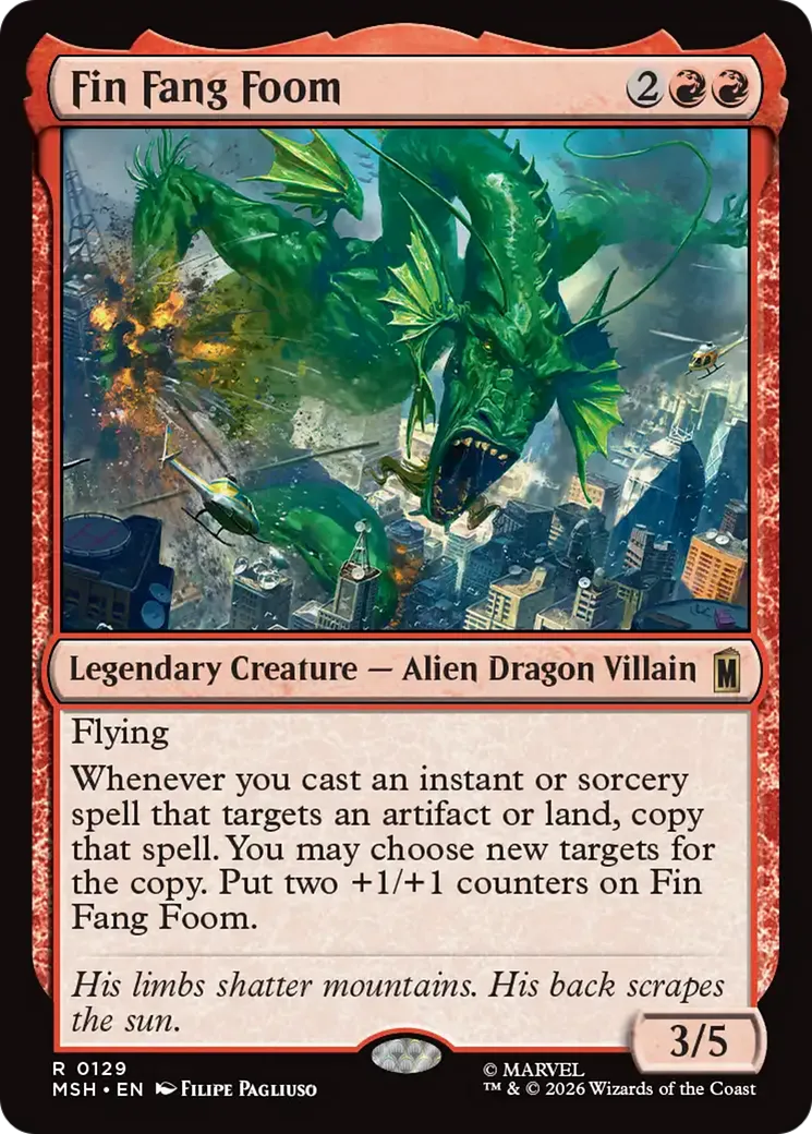 Fin Fang Foom — Marvel Super Heroes — Magic: The Gathering