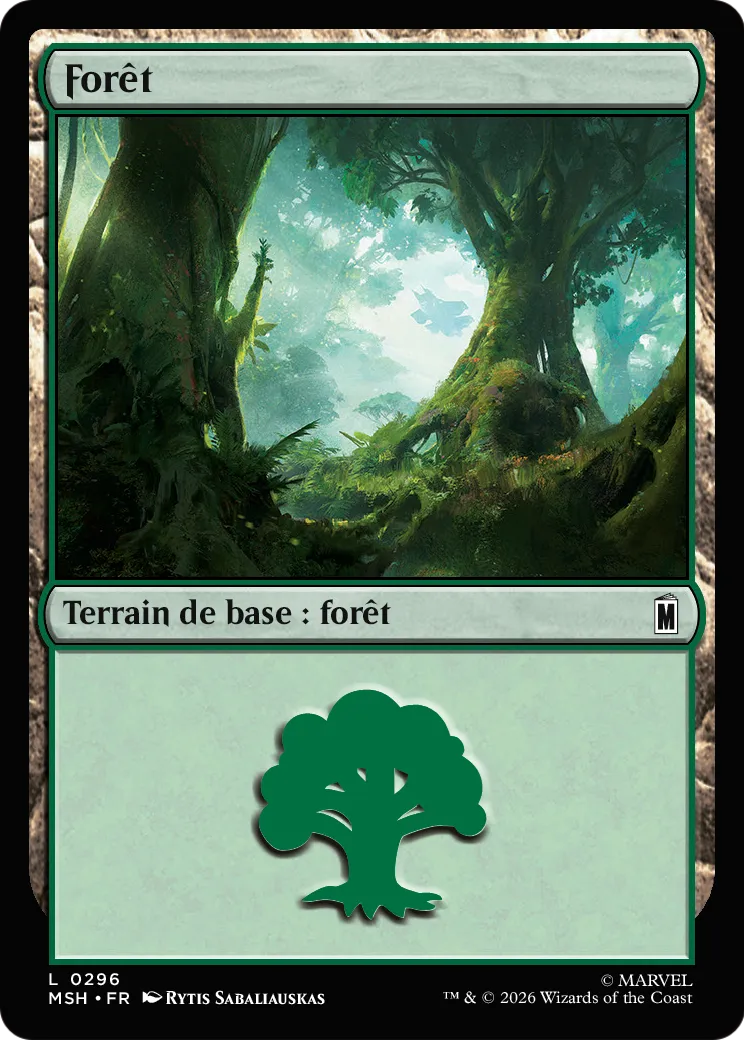 Forêt — Marvel Super Heroes — Magic: The Gathering