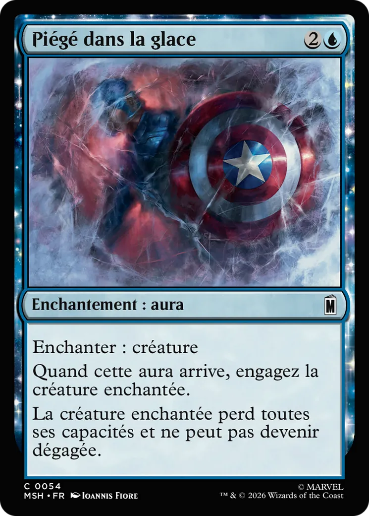 Piégé dans la glace — Marvel Super Heroes — Magic: The Gathering