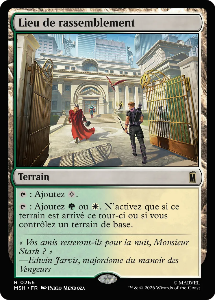 Lieu de rassemblement — Marvel Super Heroes — Magic: The Gathering
