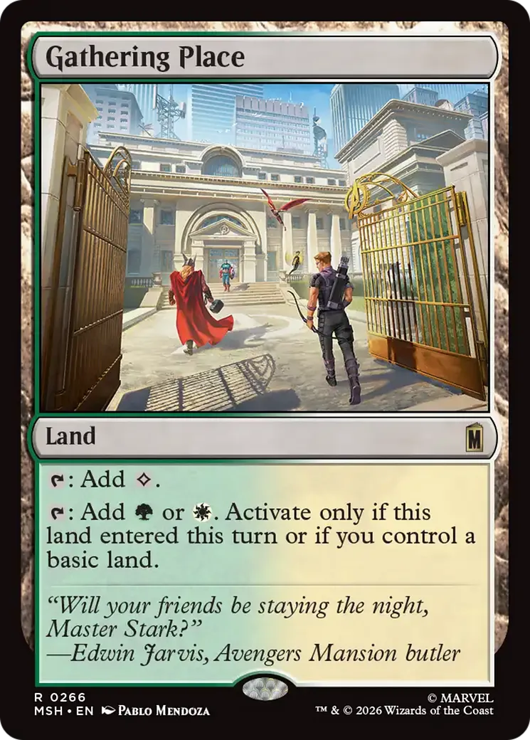 Gathering Place — Marvel Super Heroes — Magic: The Gathering