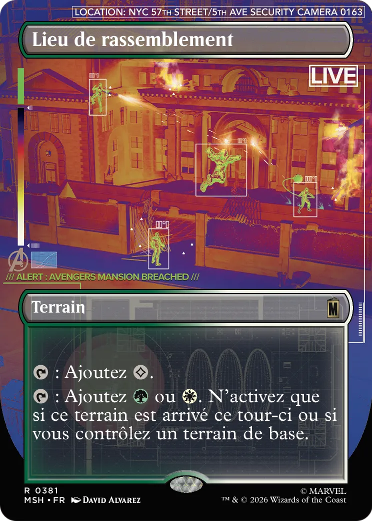 Lieu de rassemblement — Marvel Super Heroes — Magic: The Gathering