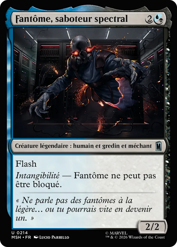 Fantôme, saboteur spectral — Marvel Super Heroes — Magic: The Gathering