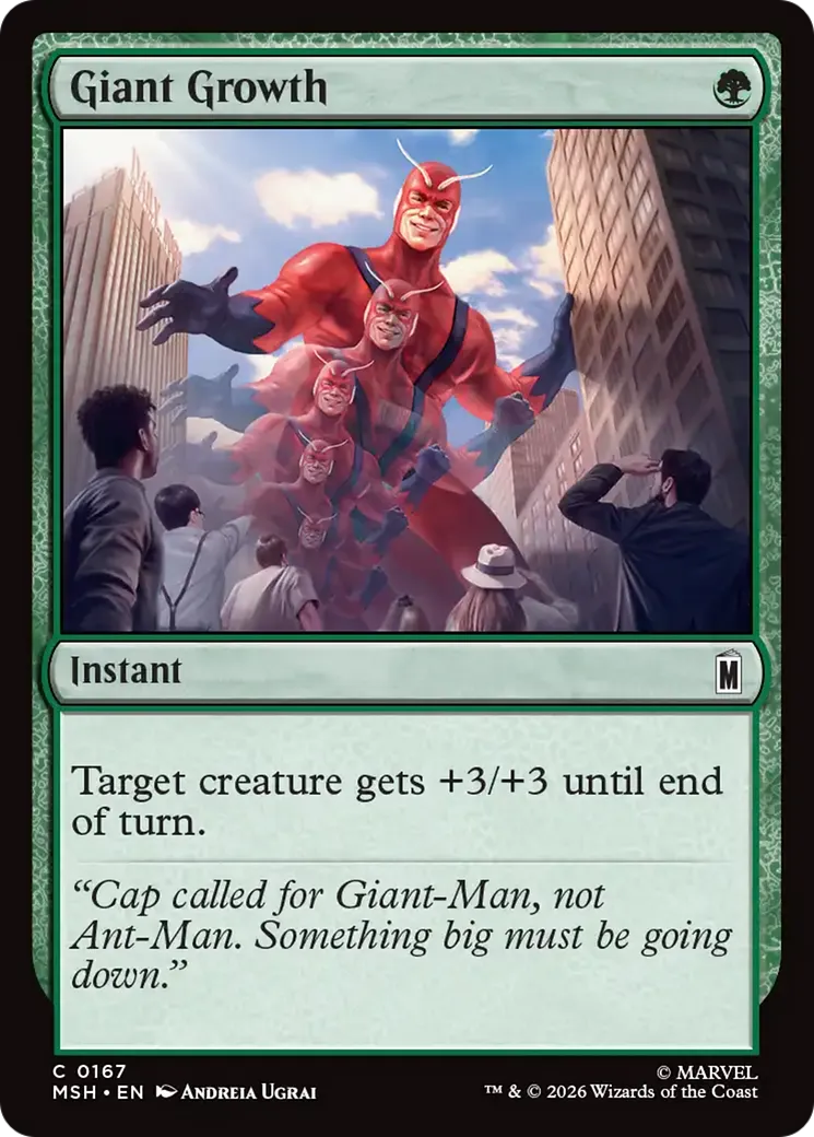 Croissance gigantesque — Marvel Super Heroes — Magic: The Gathering