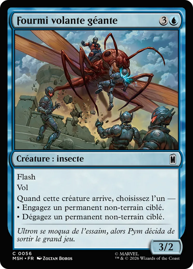 Fourmi volante géante — Marvel Super Heroes — Magic: The Gathering
