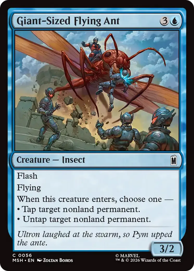 Giant-Sized Flying Ant — Marvel Super Heroes — Magic: The Gathering