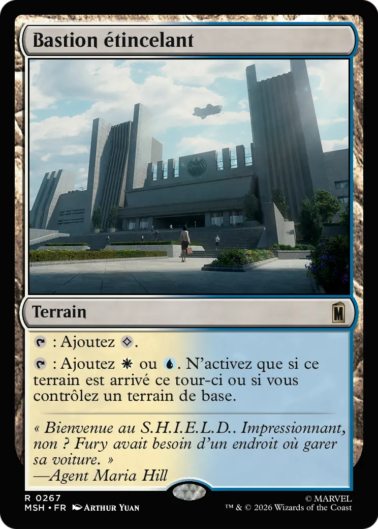 Bastion étincelant — Marvel Super Heroes — Magic: The Gathering