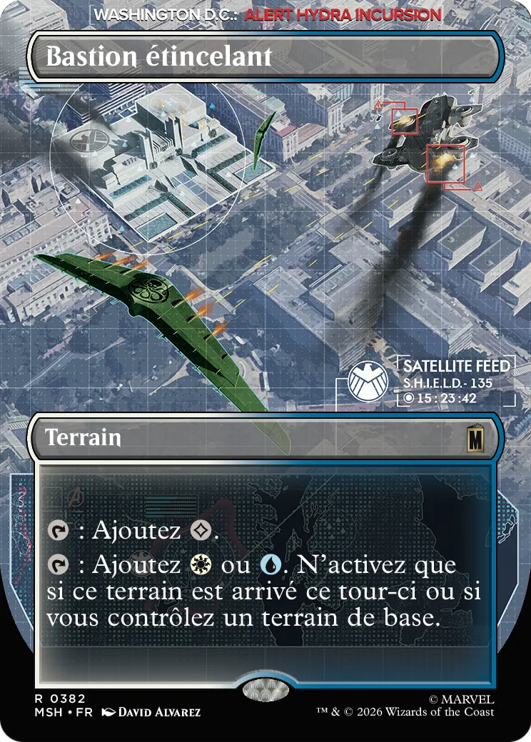 Bastion étincelant — Marvel Super Heroes — Magic: The Gathering