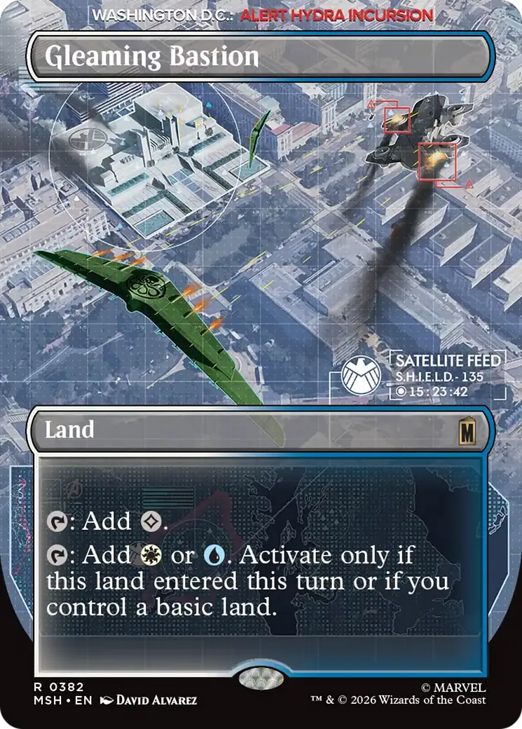 Gleaming Bastion — Marvel Super Heroes — Magic: The Gathering