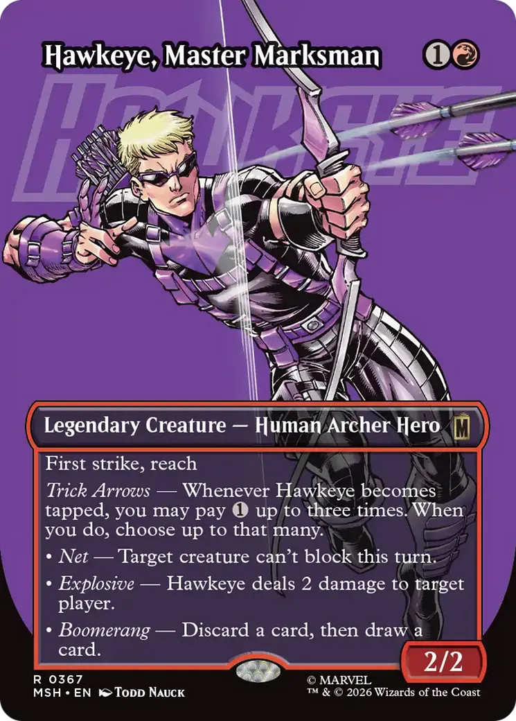 Hawkeye, Master Marksman — Marvel Super Heroes — Magic: The Gathering