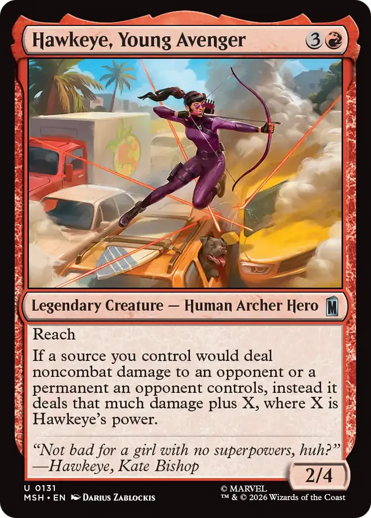 Hawkeye, jeune Vengeur — Marvel Super Heroes — Magic: The Gathering