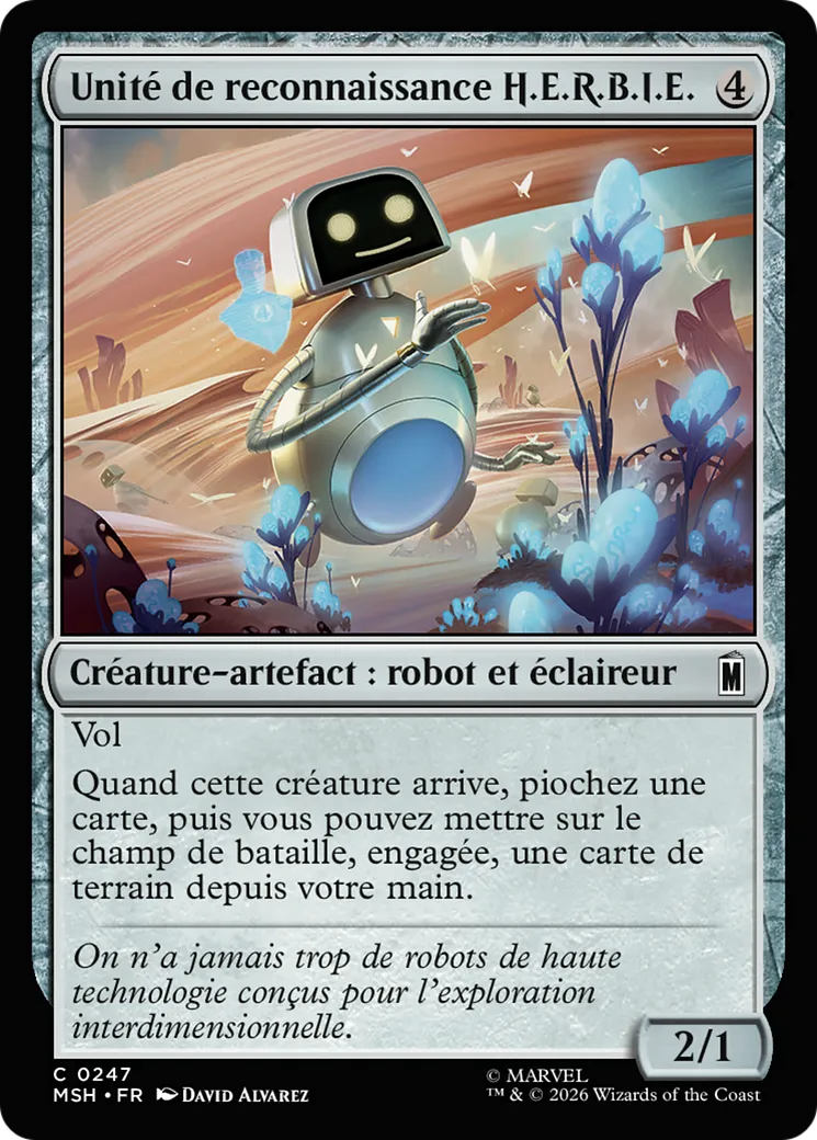 Unité de reconnaissance H.E.R.B.I.E. — Marvel Super Heroes — Magic: The Gathering