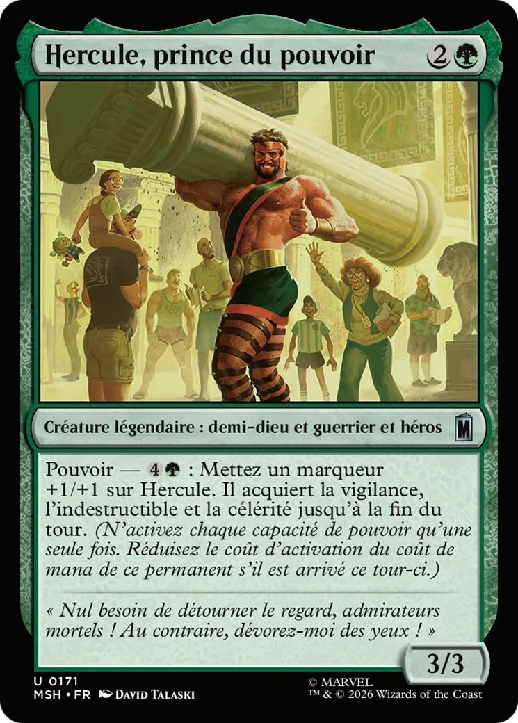 Hercule, prince du pouvoir — Marvel Super Heroes — Magic: The Gathering