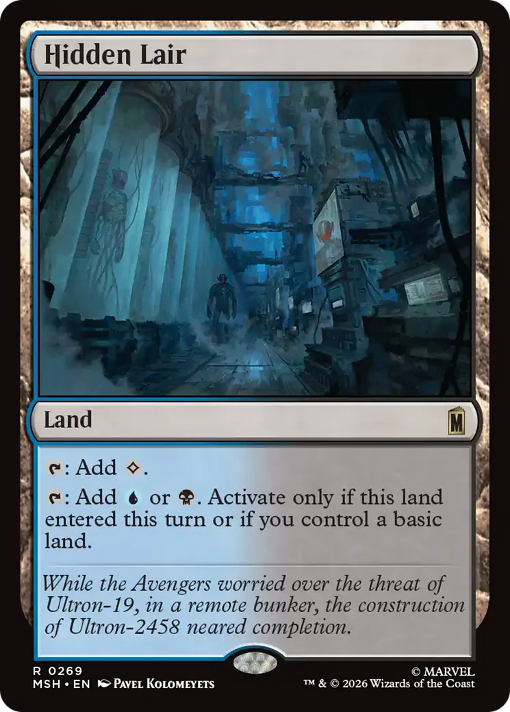 Hidden Lair — Marvel Super Heroes — Magic: The Gathering