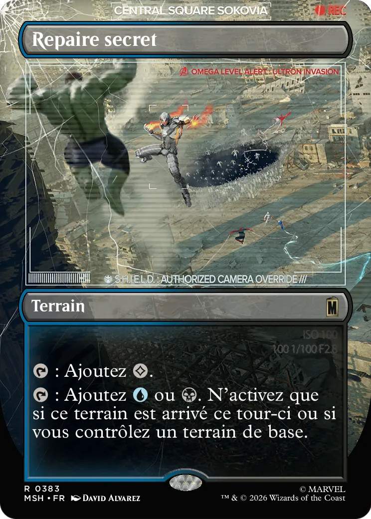 Repaire secret — Marvel Super Heroes — Magic: The Gathering