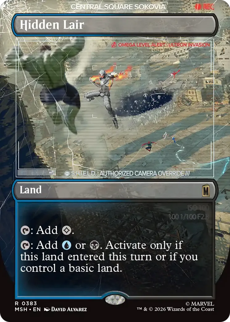 Hidden Lair — Marvel Super Heroes — Magic: The Gathering