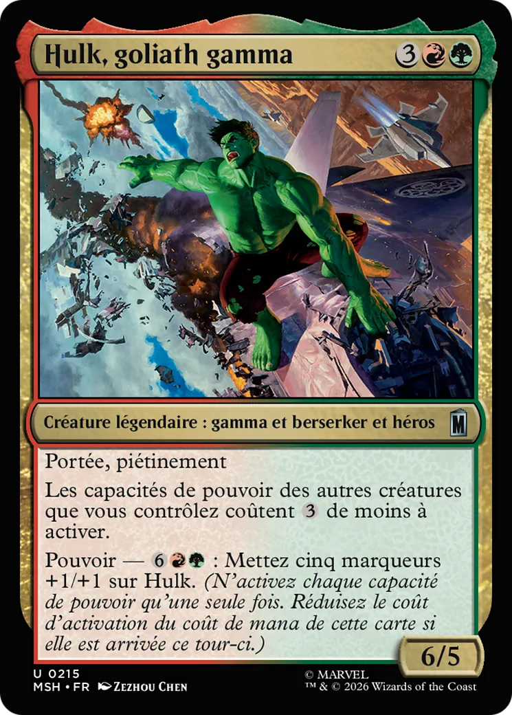 Hulk, goliath gamma — Marvel Super Heroes — Magic: The Gathering