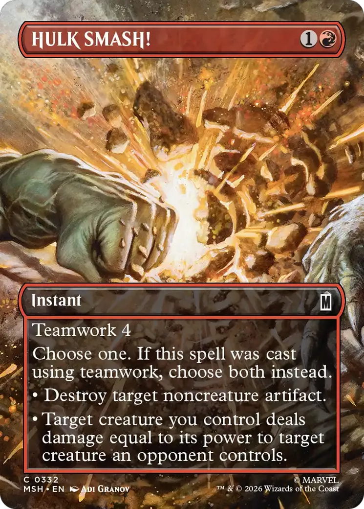 HULK ÉCRASE ! — Marvel Super Heroes — Magic: The Gathering