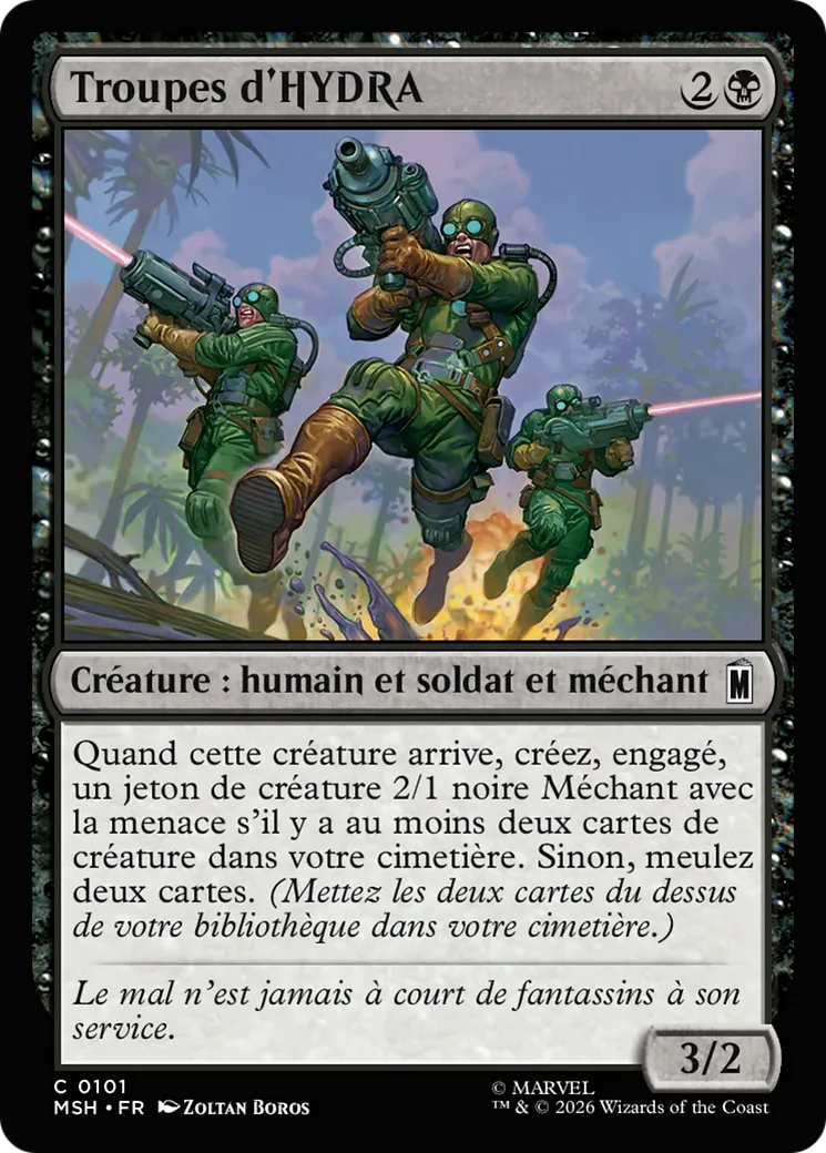 Troupes d'HYDRA — Marvel Super Heroes — Magic: The Gathering