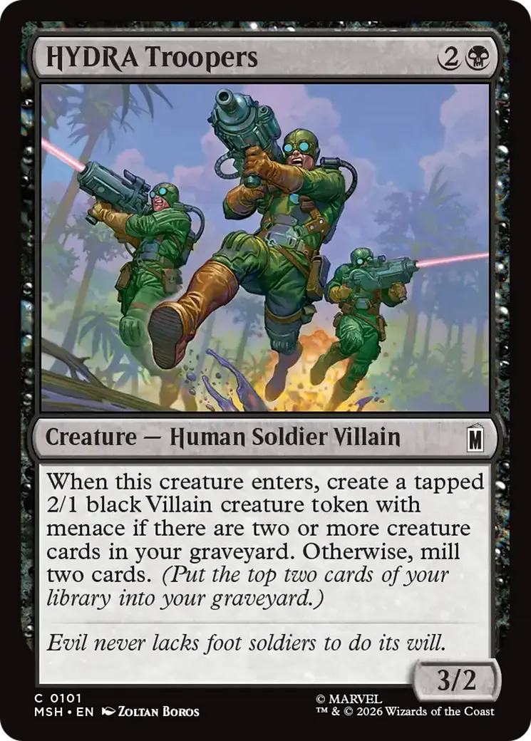 Troupes d'HYDRA — Marvel Super Heroes — Magic: The Gathering