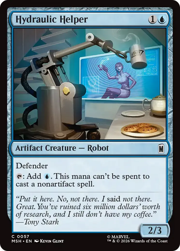 Hydraulic Helper — Marvel Super Heroes — Magic: The Gathering