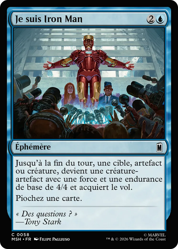 Je suis Iron Man — Marvel Super Heroes — Magic: The Gathering