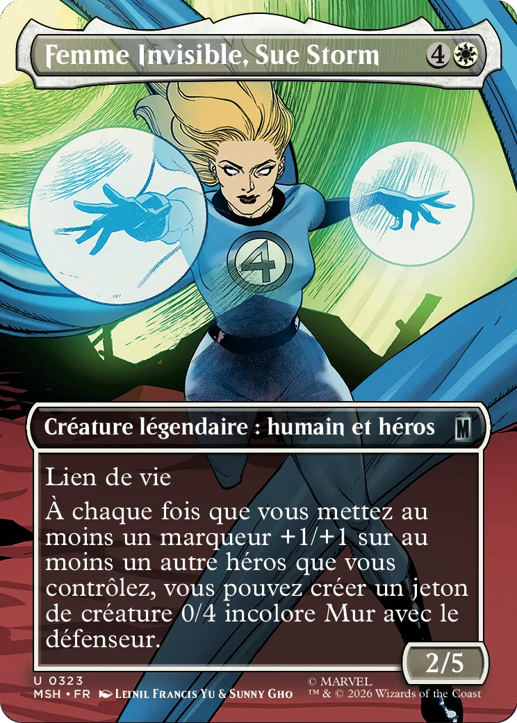 Femme Invisible, Sue Storm — Marvel Super Heroes — Magic: The Gathering