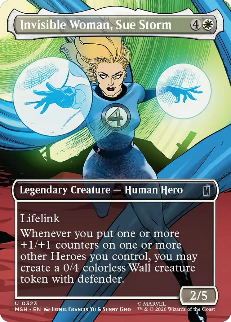 Invisible Woman, Sue Storm — Marvel Super Heroes — Magic: The Gathering