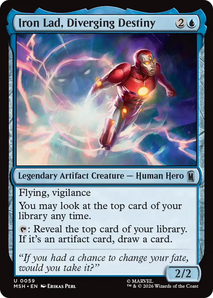 Iron Lad, Diverging Destiny — Marvel Super Heroes — Magic: The Gathering