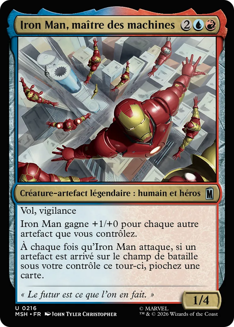 Iron Man, maître des machines — Marvel Super Heroes — Magic: The Gathering