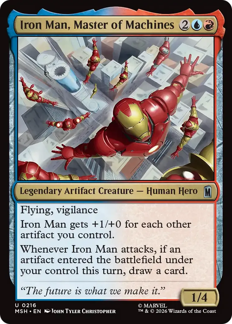 Iron Man, maître des machines — Marvel Super Heroes — Magic: The Gathering