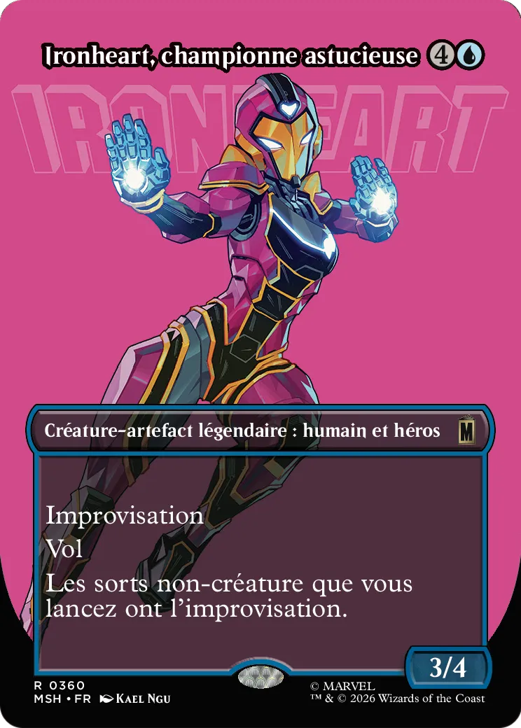Ironheart, championne astucieuse — Marvel Super Heroes — Magic: The Gathering