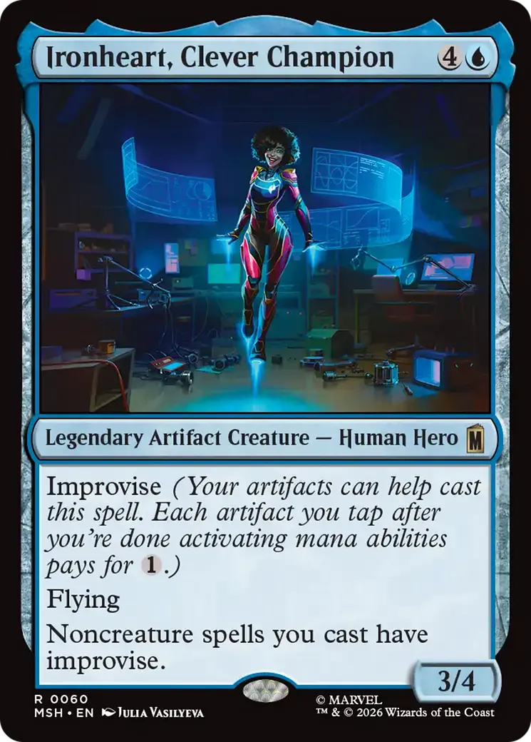 Ironheart, Clever Champion — Marvel Super Heroes — Magic: The Gathering
