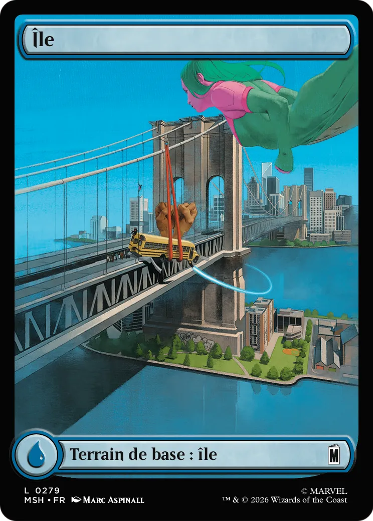 Île — Marvel Super Heroes — Magic: The Gathering