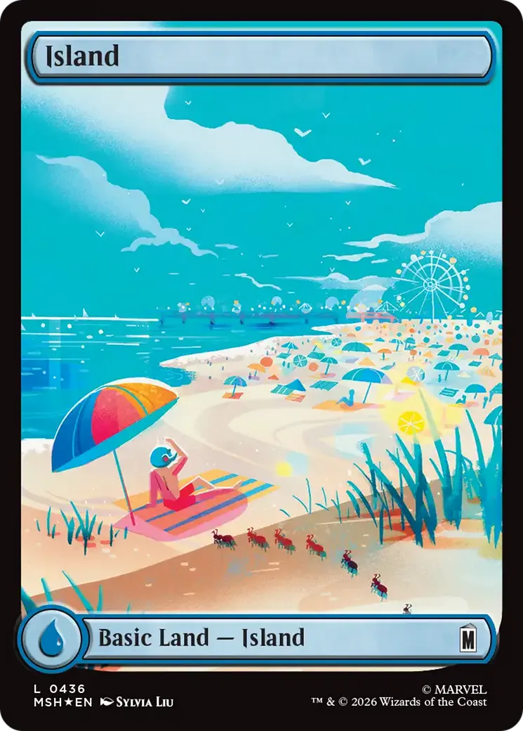 Island — Marvel Super Heroes — Magic: The Gathering