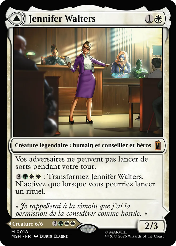 Jennifer Walters // La sensationnelle Miss Hulk — Marvel Super Heroes — Magic: The Gathering