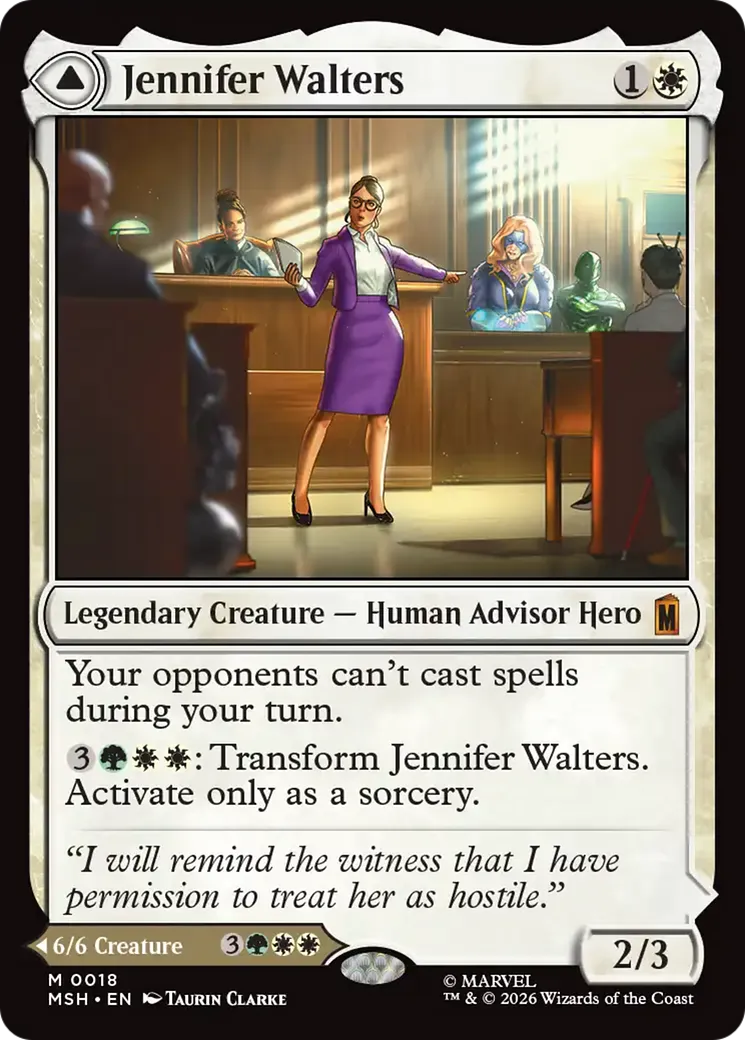 Jennifer Walters // The Sensational She-Hulk — Marvel Super Heroes — Magic: The Gathering