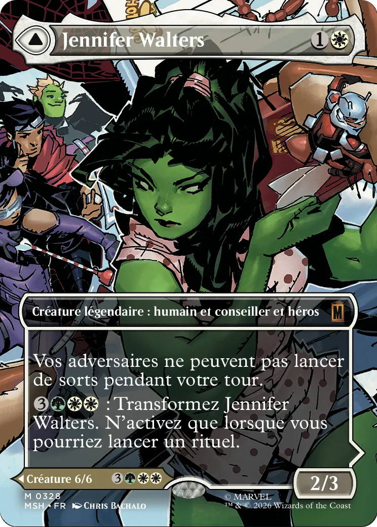 Jennifer Walters // La sensationnelle Miss Hulk — Marvel Super Heroes — Magic: The Gathering