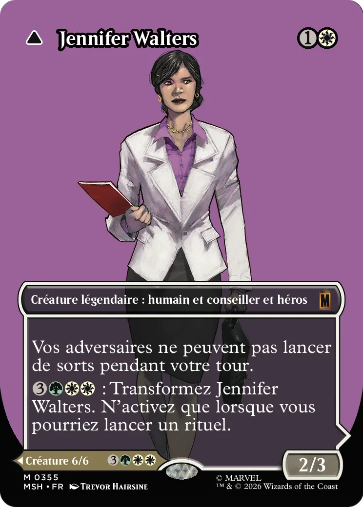 Jennifer Walters // La sensationnelle Miss Hulk — Marvel Super Heroes — Magic: The Gathering