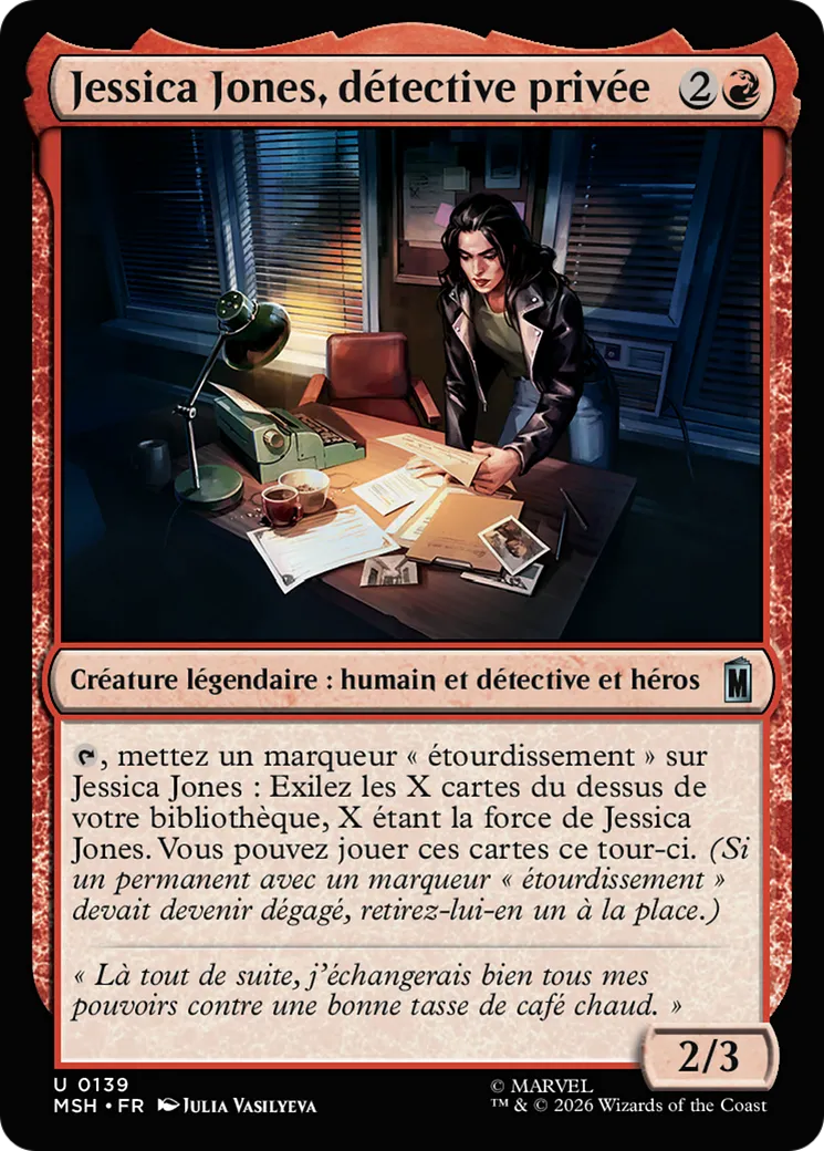 Jessica Jones, détective privée — Marvel Super Heroes — Magic: The Gathering