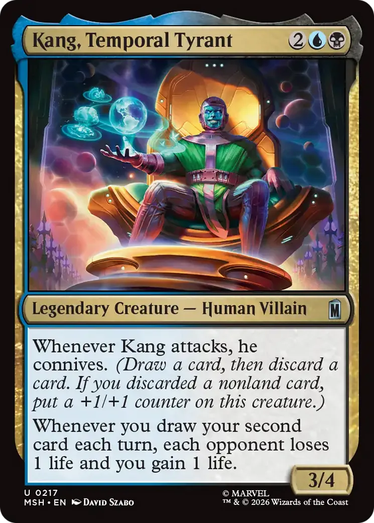 Kang, Temporal Tyrant — Marvel Super Heroes — Magic: The Gathering