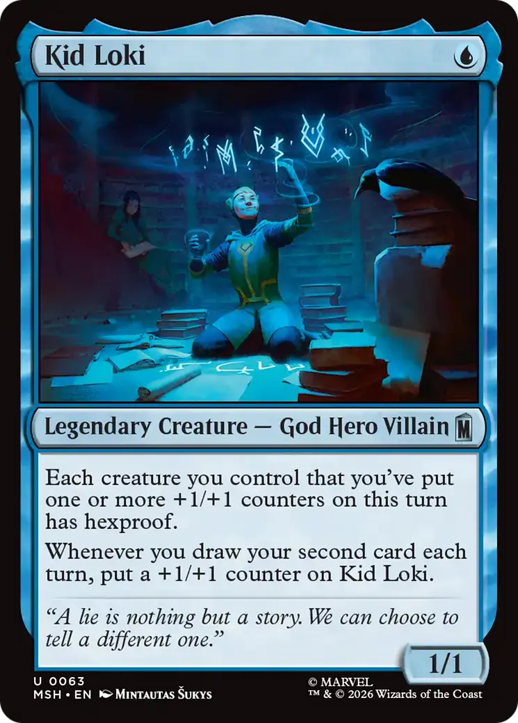 Kid Loki — Marvel Super Heroes — Magic: The Gathering